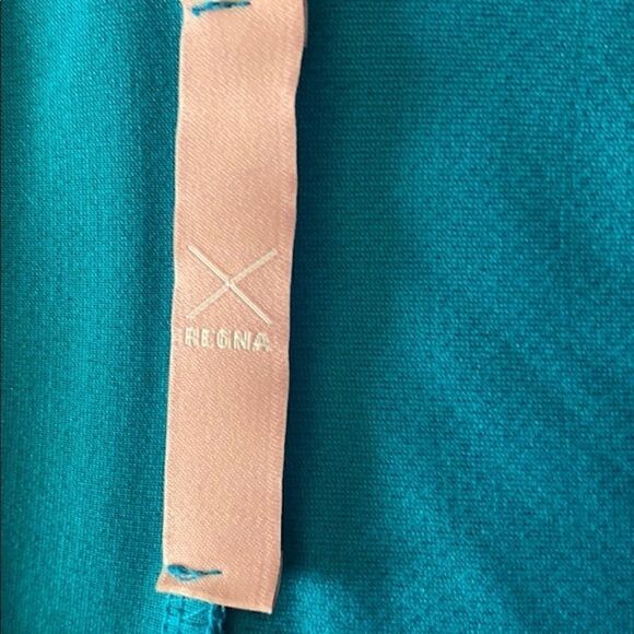 X Regna teal zippered athletic wear jacket top L - Picture 6 of 8